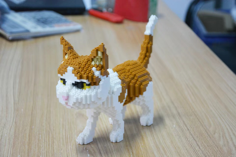เลโก้นาโน Cat(แมวลายขาวส้ม) Size Jumbo