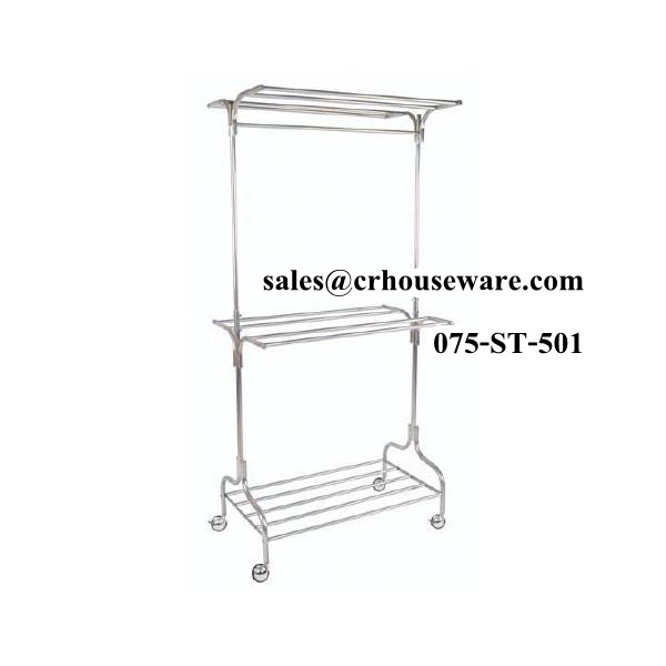 ราวแขวนผ้าสแตนเลส 075-ST-501