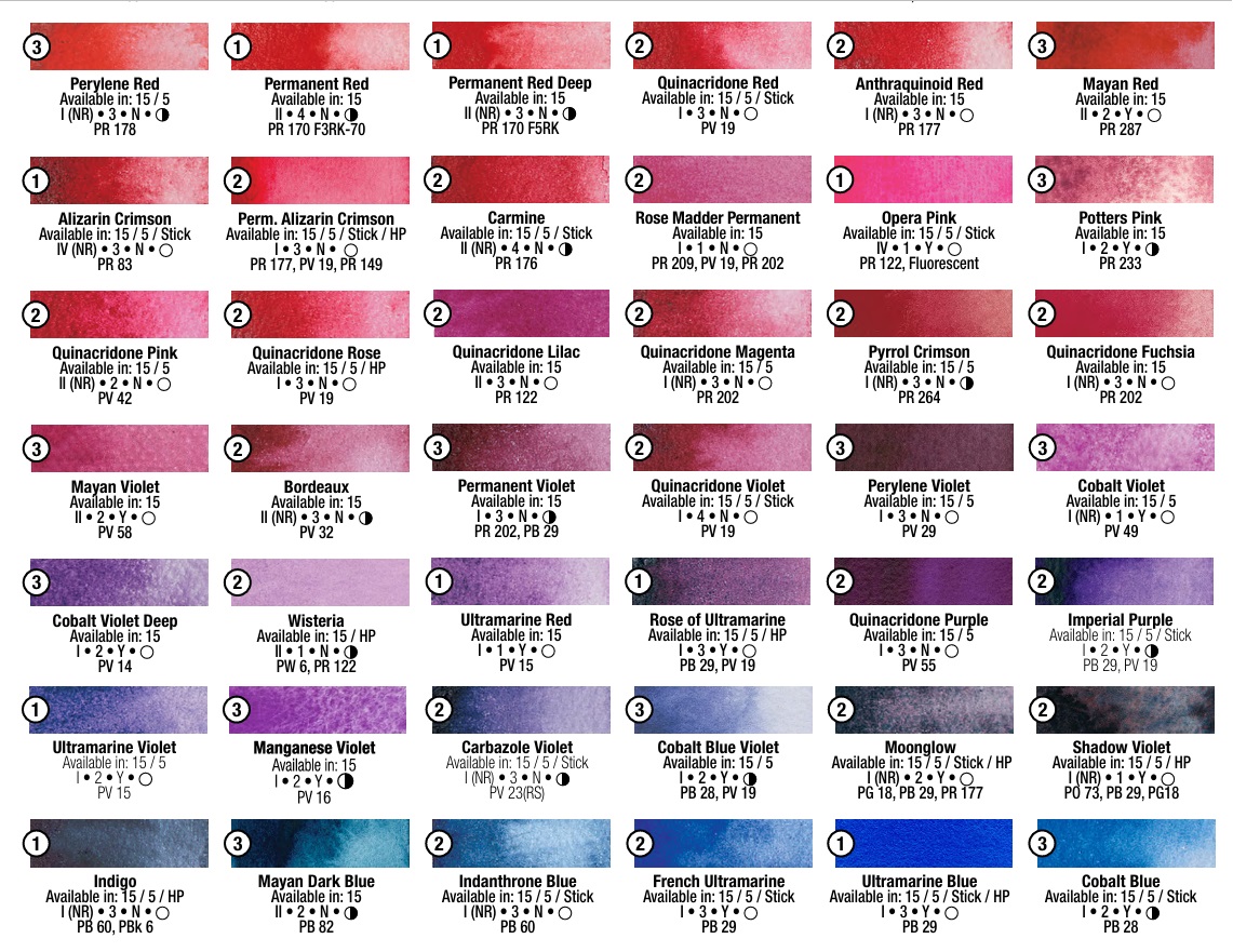 สีน้ำ Daniel Smith Extra Fine 15ml