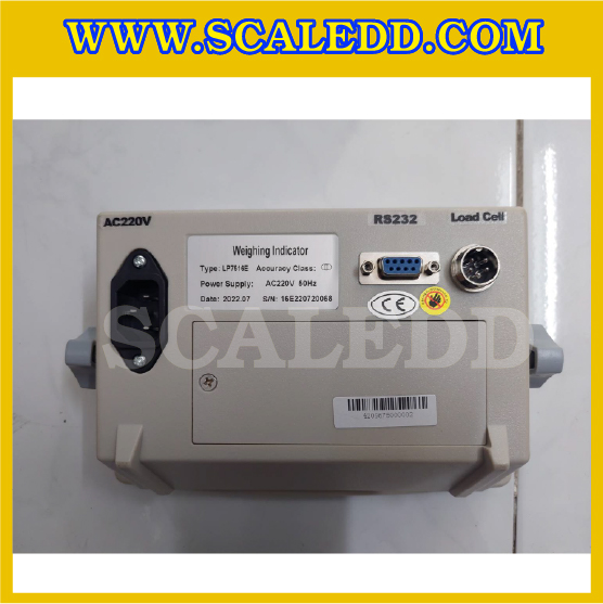 เครื่องชั่งดิจิตอลตั้งพื้น300kg ขนาดแท่น 60x70cm. พิกัด 300kg ค่าละเอียด 20g ยี่ห้อ LOCOSC รุ่น LP7516E