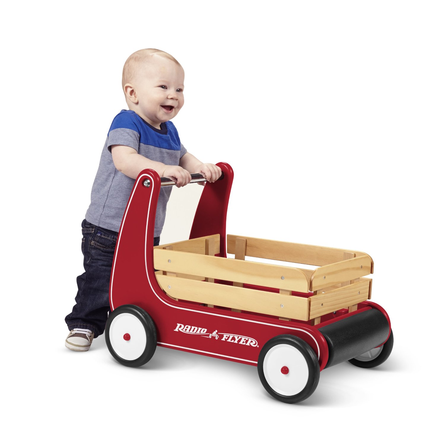 รถผลักเดินปรับหนืดได้ที่นิยมมากสุดในอเมริกา Radio Flyer 12S Classic Walker Wagon