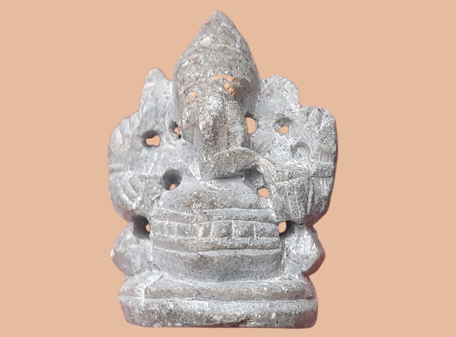 พระพิฆเนศ เทพเจ้าแห่งความสำเร็จ เนื้อหินแกะ