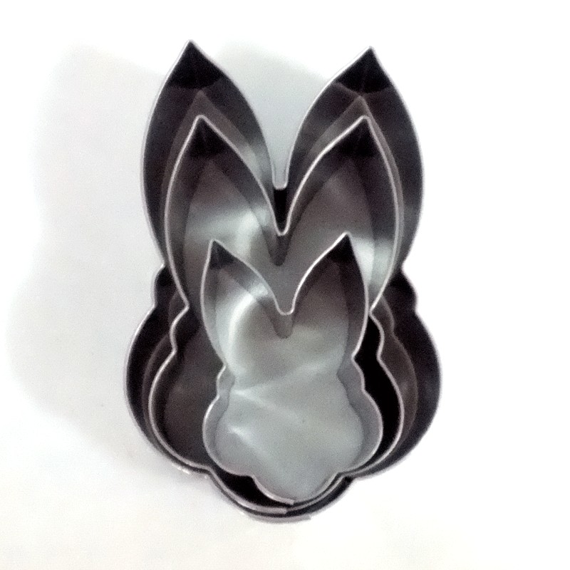 พิมพ์กดสเตนเลส กระต่าย ชุด 1x3