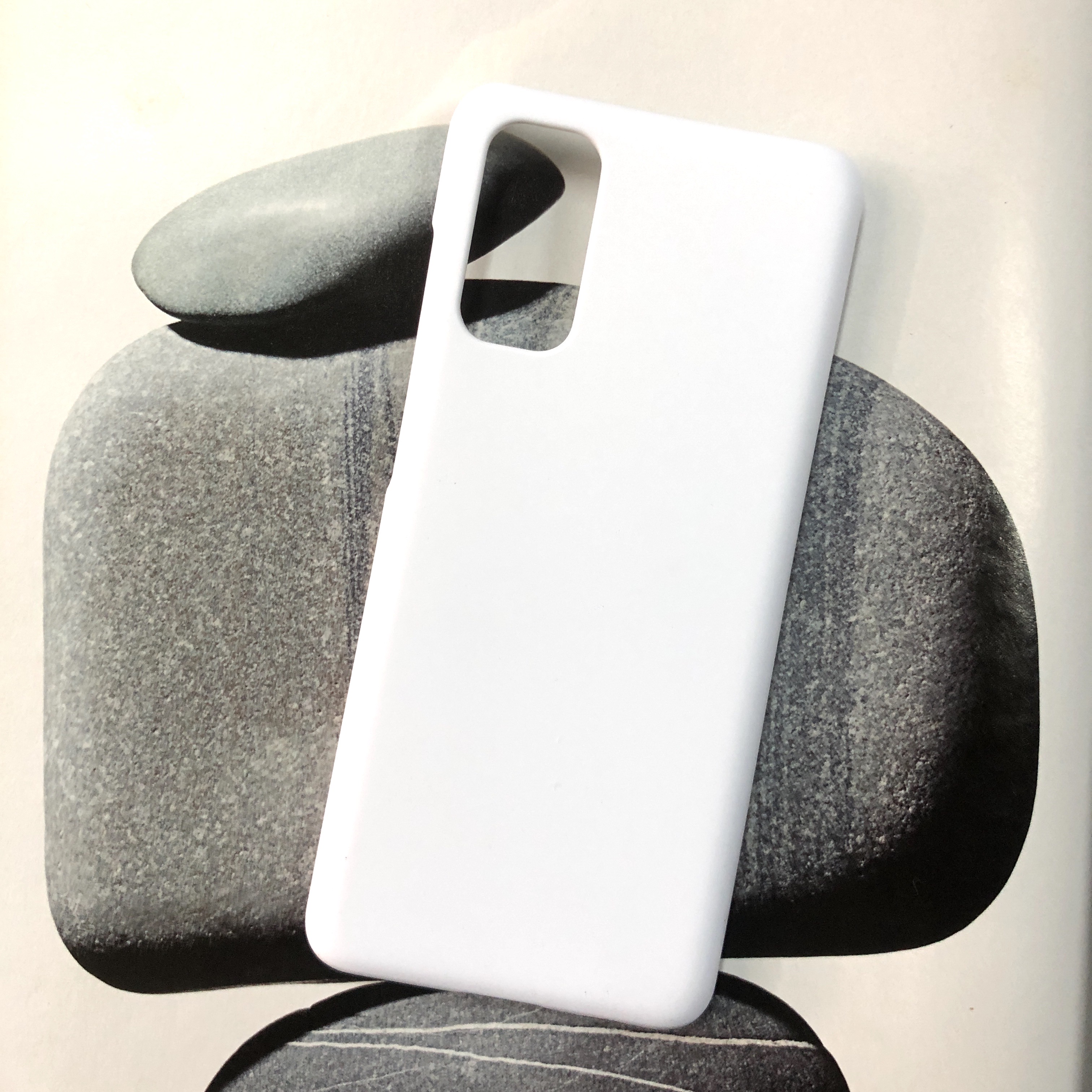 samsungS20 Ultra เคสแข็งด้าน สีขาว (เหมาะสำหรับงานสกรีนความร้อน sublimation)