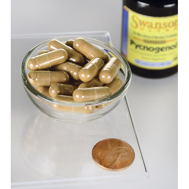 **พร้อมส่ง**Swanson Pycnogenol 100 mg 30 capsules สารสกัดจากเปลือกสนมาริไทม์ฝรั่งเศส ช่วยลดจุดด่างดำจากสิว ฝ้า กระ จุดด่างดำ ทำให้ผิวใส สีผิวสม่ำเสมอขึ้น