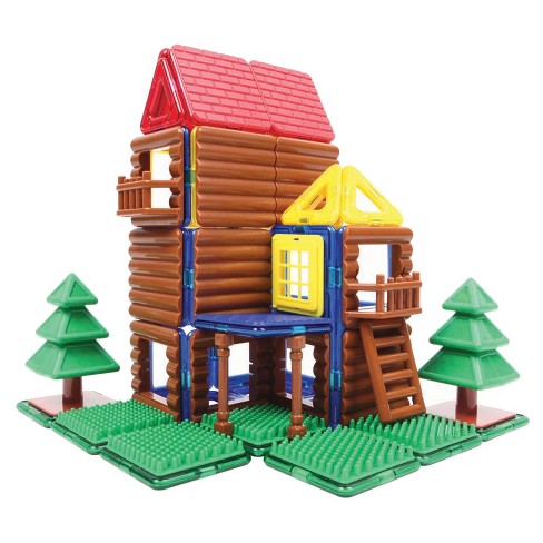 ชุดแม่เหล็ก Magformers Log Cabin 87Pc Set