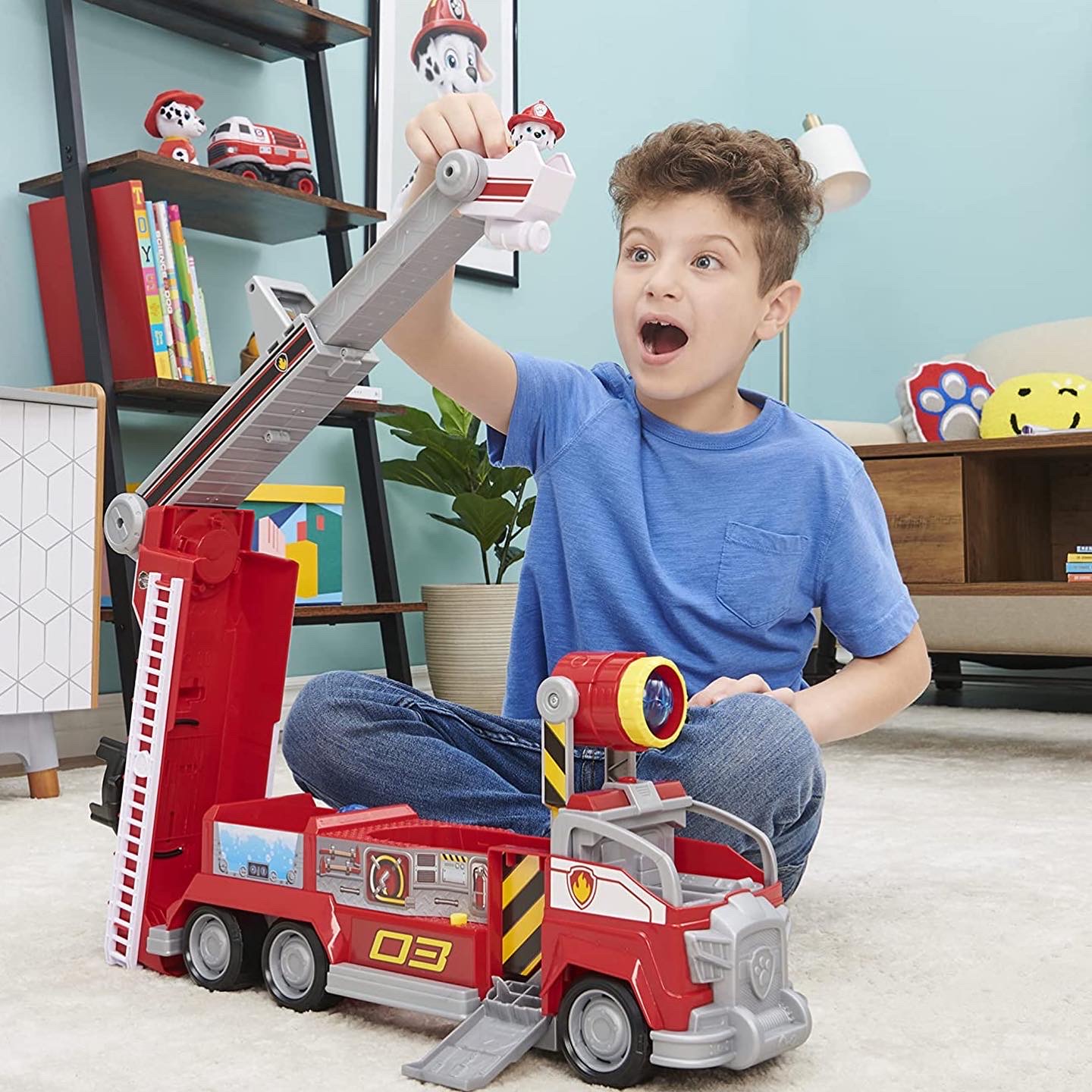 PAW PATROL ของเล่นเสริมทักษะ Paw Patrol Movie Marshall Firetruck