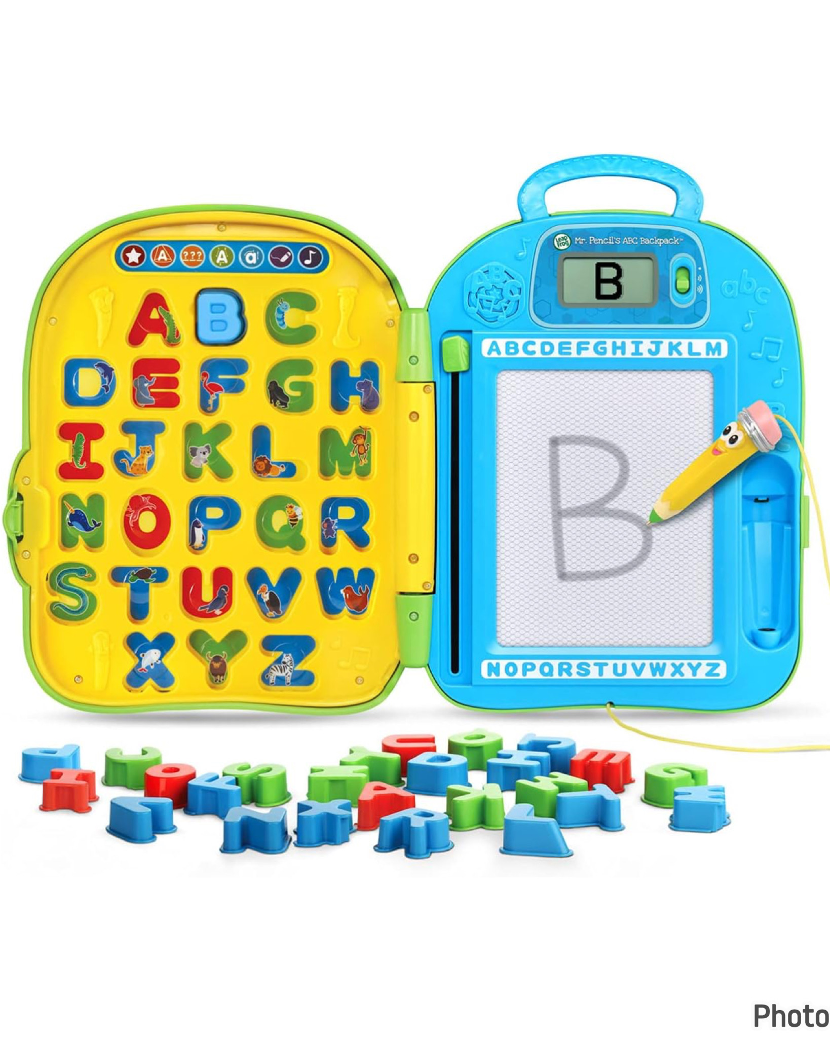 กระเป๋าเป้สอนหนังสือมหัศจรรย์ LeapFrog, Mr. Pencil’s ABC Backpack