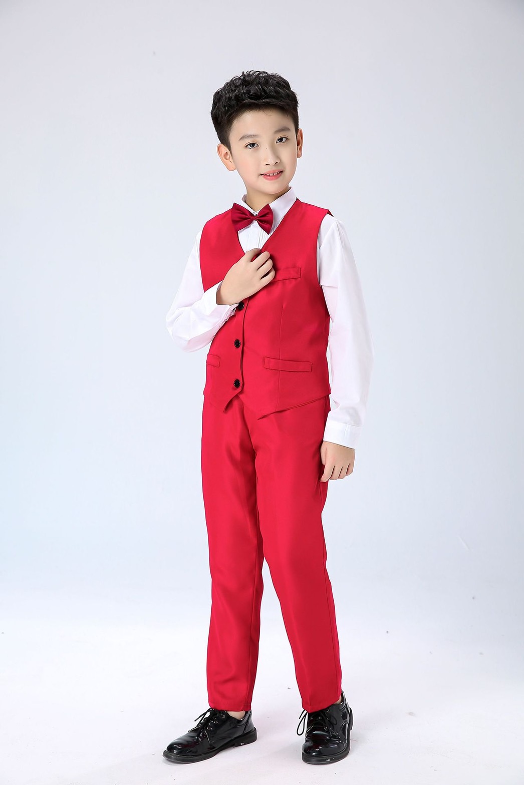 ชุดเซ็ต เสื้อกั๊กหูกระต่าย ชาย ชุดออกงานเด็ก