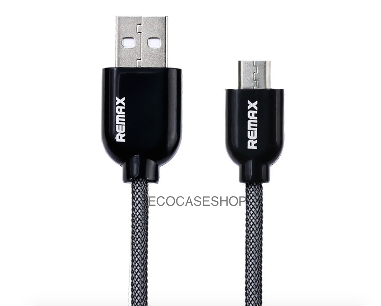 สายชาร์จ samsung remax แท้ สายถัก super cable series สีดำ