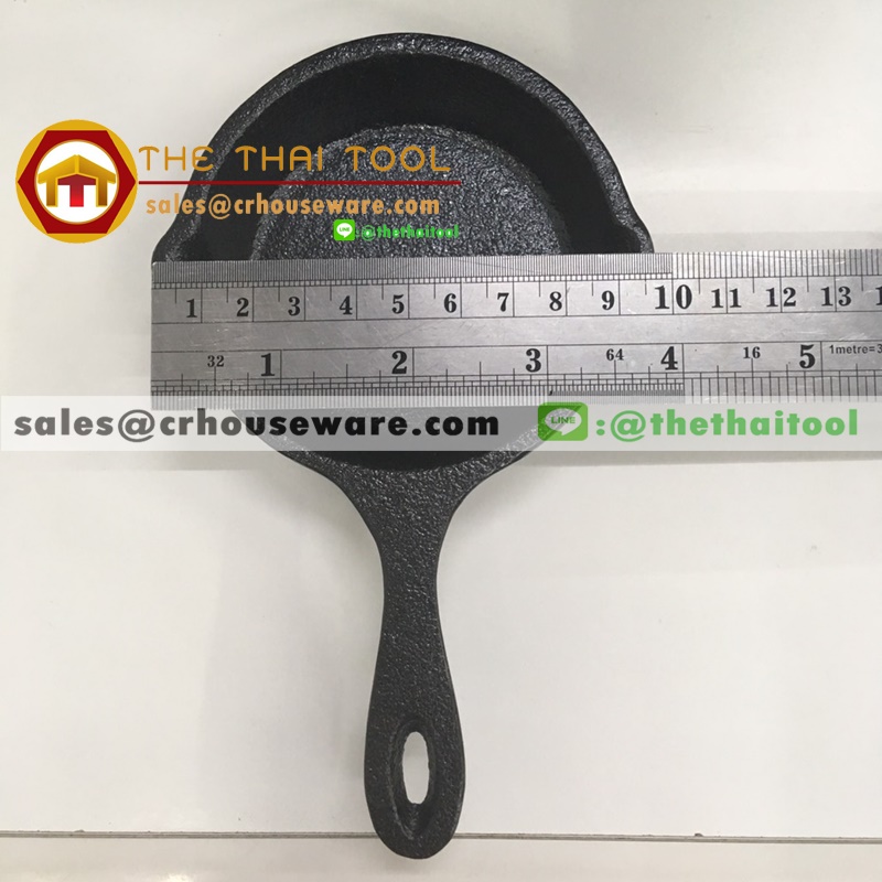 กระทะเหล๋กหล่อจิ๋ว 005-KN-35