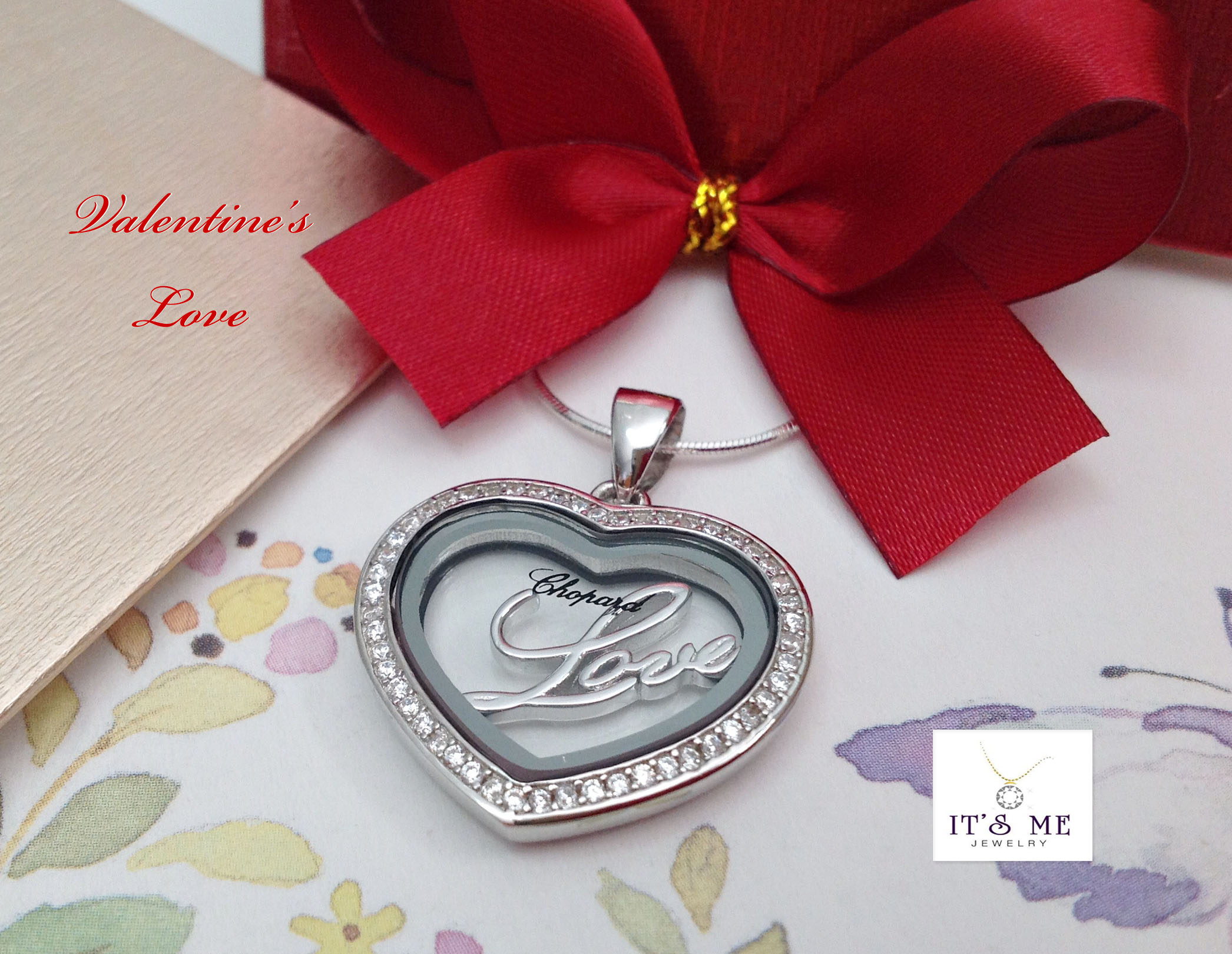 Valentine's Love จี้เงินแท้ งานแบรนด์ Chopard