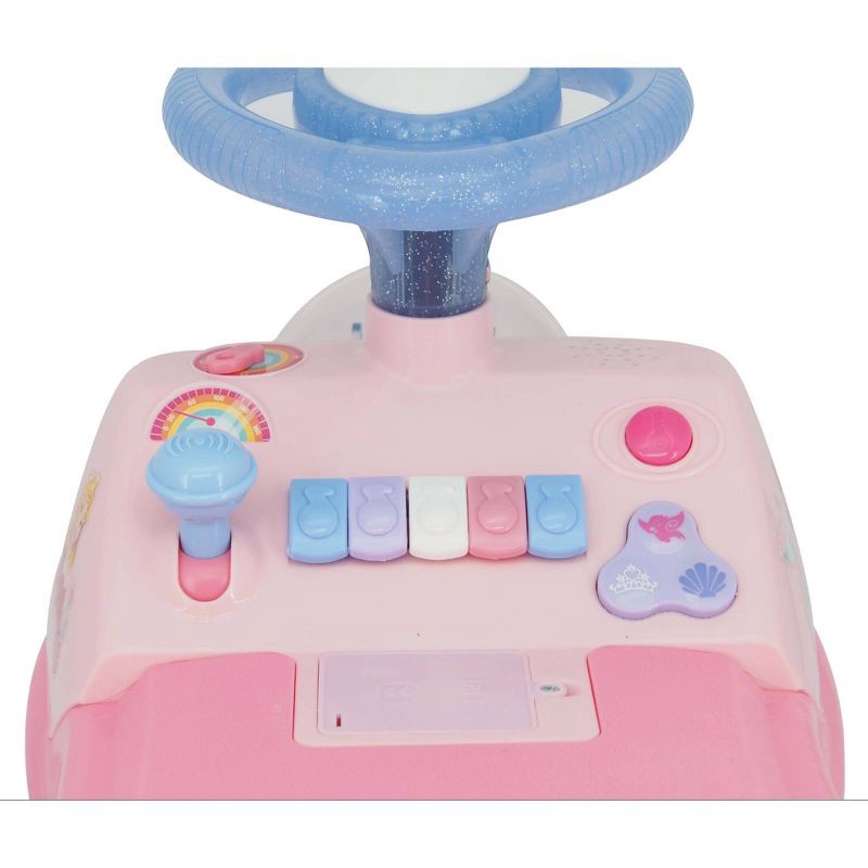 รถขาไถ Kiddieland Disney Spark n Glow Princess Carriage Ride-On - Pink