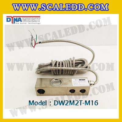 โหลดเซลล์ (Load cell) Alloy steel load cell พร้อมขา โหลดเซลล์ รับน้ำหนักขนาดพิกัด2ตัน ขนาดแท่นชั่งขนาดใหญ่ 1x1m.ขึ้นไป โหลดเซลล์ ยี่ห้อ DYNAWEIGHT รุ่น DW2M2T