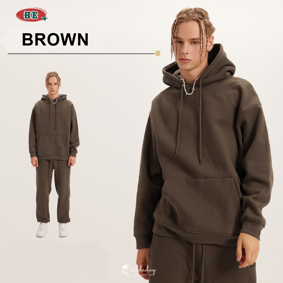 Cozy Urban Hoodie เสื้อสเวตเตอร์ฮู๊ดดี้กันหนาวบุขนแกะ UNISEX size M-3XL