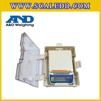 เครื่องชั่งน้ำหนักดิจิตอล พิกัดน้ำหนัก 510กรัม ยี่ห้อ AND รุ่น HT ความละเอียด0.1g แท่น13.2x13cm.