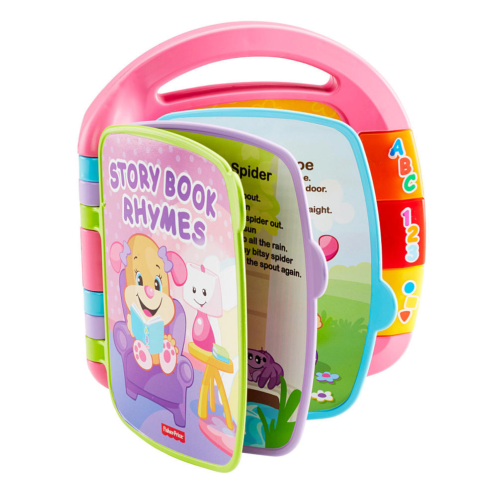 หนังสือ Fisher-Price Laugh & Learn Storybook Rhymes Book Pink