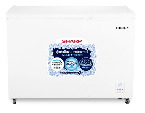 Sharp ตู้แช่แข็งแบบฝาทึบขนาด 10.9 คิวรุ่น SJ-C315TH - White สีขาว