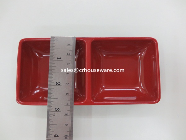 ถ้วยน้ำจิ้มแบบสองช่อง พลาสติก ABS 005-TW-JP-EQ252