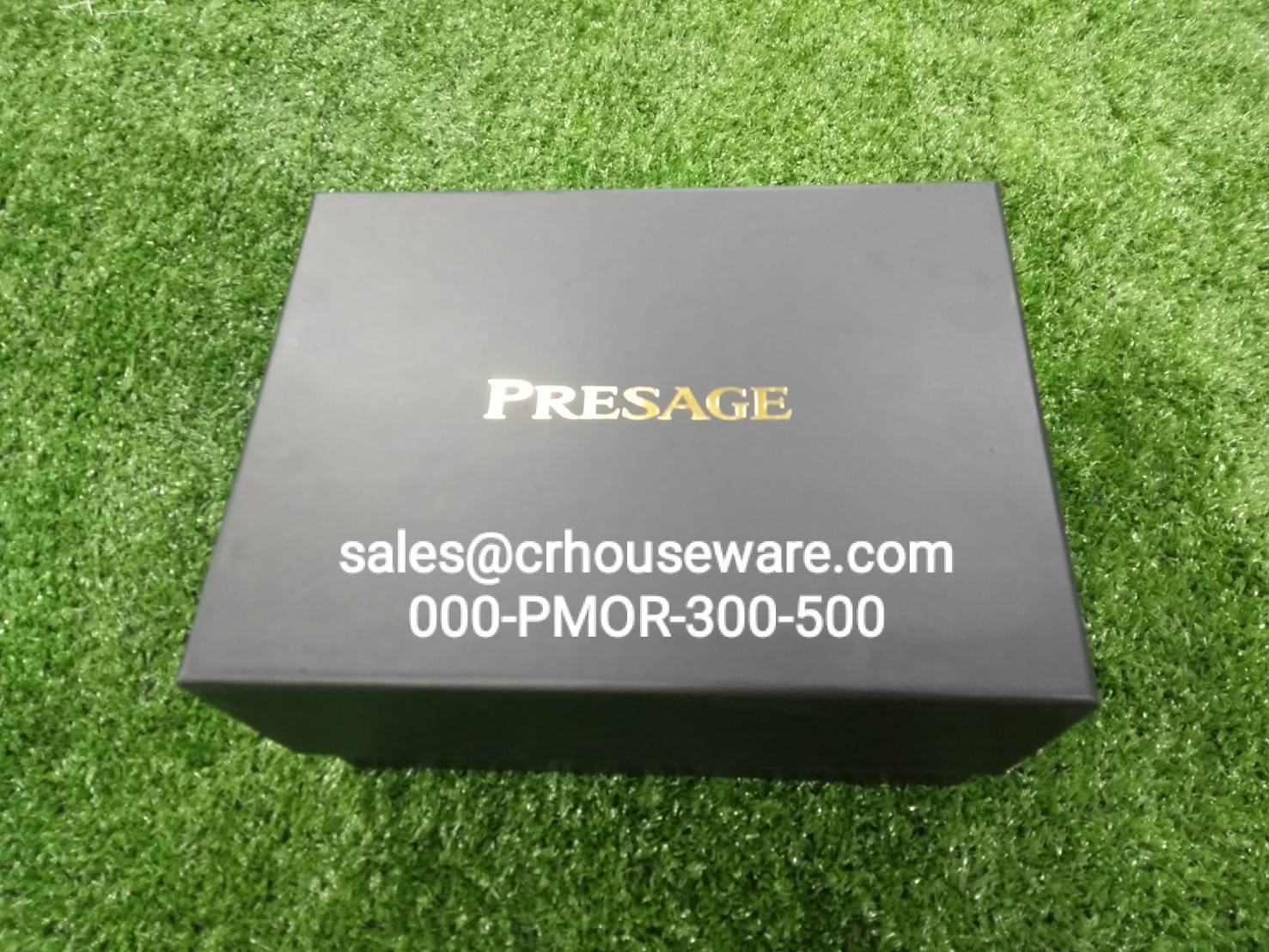 กล่องงานเซตพรีเมี่ยม แก้วพร้อมพิมพ์+กล่องทำสแตปโลโก้ รหัส 000-PMOR-300-500