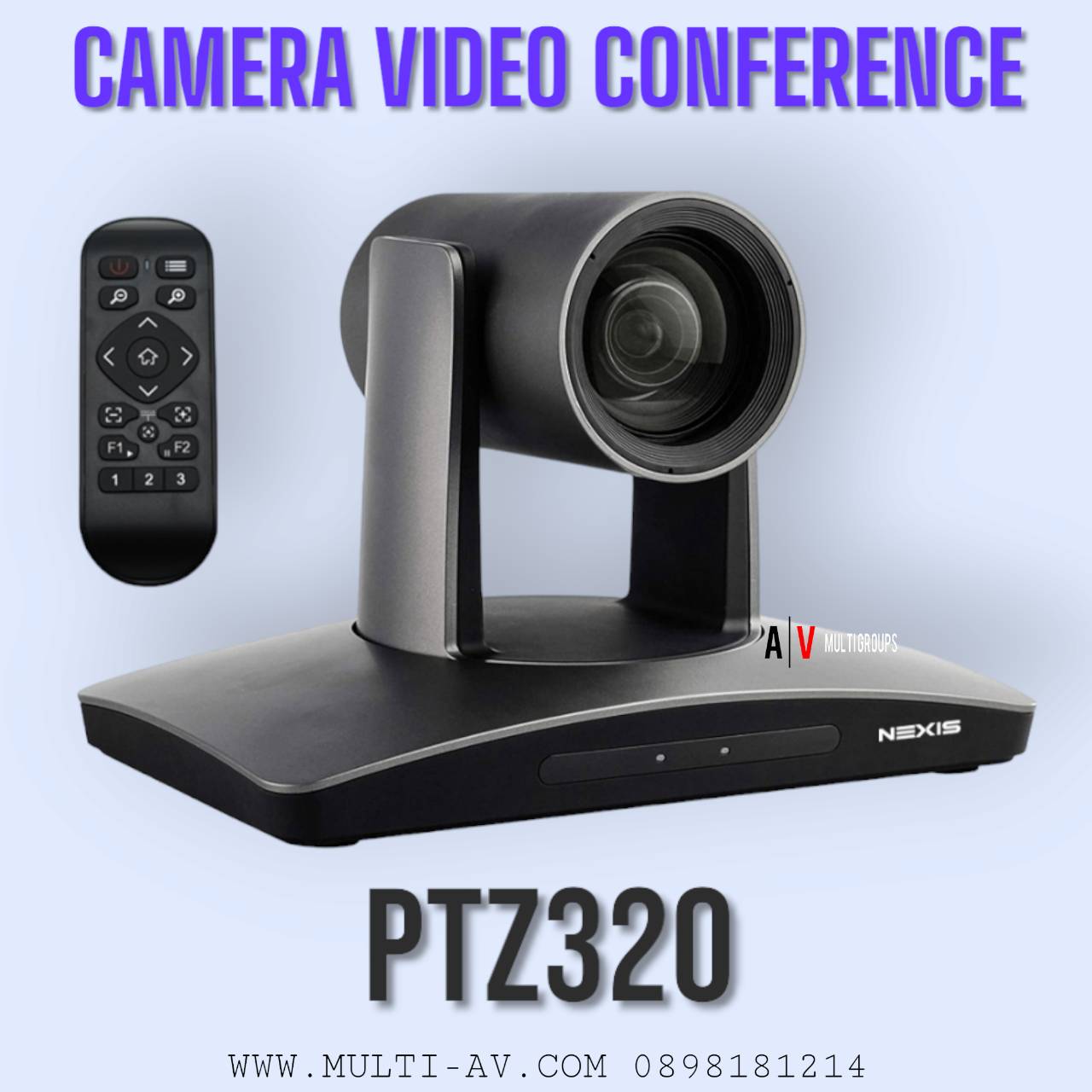 Nexis รุ่น PTZ312 กล้องวิดีโอคอนเฟอเรนซ์ (Video Conference) มี HDMI out ความละเอียด 1080p60 20x Optical Zoom หมุนกล้องได้ 340º ราคาถูก12