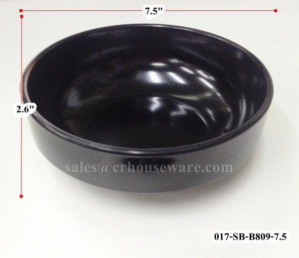 ชามก๋วยเตี๋ยวทรงซ้อนได้ สไตล์เกาหลีญี่ปุ่น 7.5" 017-SB-B809-7.5