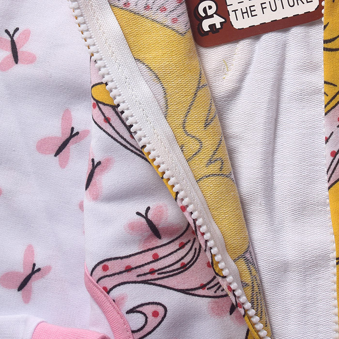 ชุดเด็ก : เสื้อกันหนาว โพนี่ สีขาว-ชมพู