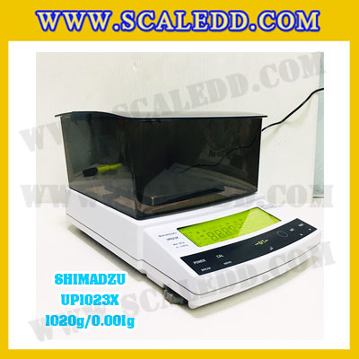 เครื่องชั่งดิจิตอล ทศนิยม 3 ตำแหน่ง รุ่น UP1023X 1020gx0.001g เครื่องชั่งละเอียดสูง1020g เครื่องชั่งน้ำหนัก1020g ตาชั่ง1020กรัม พิกัดน้ำหนัก 1020g ความละเอียด 0.001g ยี่ห้อ SHIMADZU รุ่น UP1023X