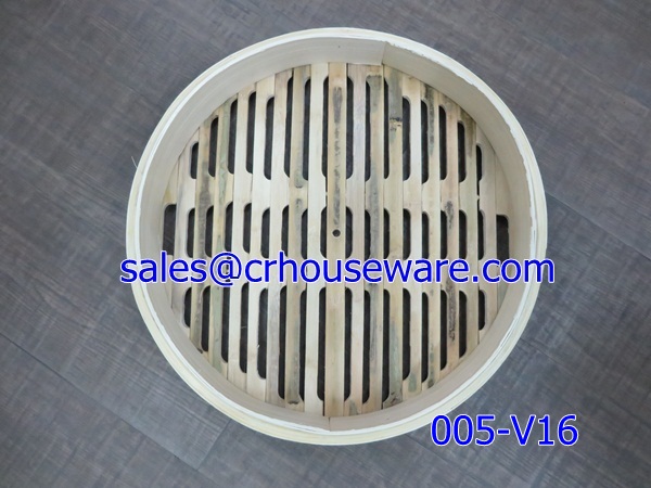 เข่งติ่มซำ ขนาดใหญ่ 16 นิ้ว นำเข้า 005-V16