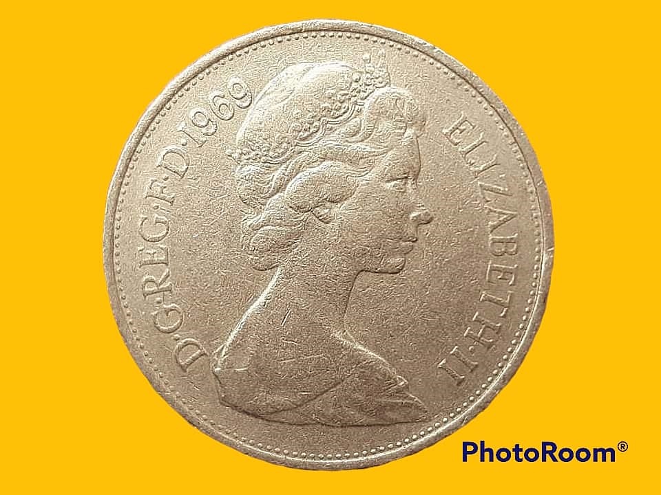 เหรียญ เงินตรา ประเทศ สหราชอาณาจักรบริเตนใหญ่และไอร์แลนด์เหนือ Pence (New) 1969