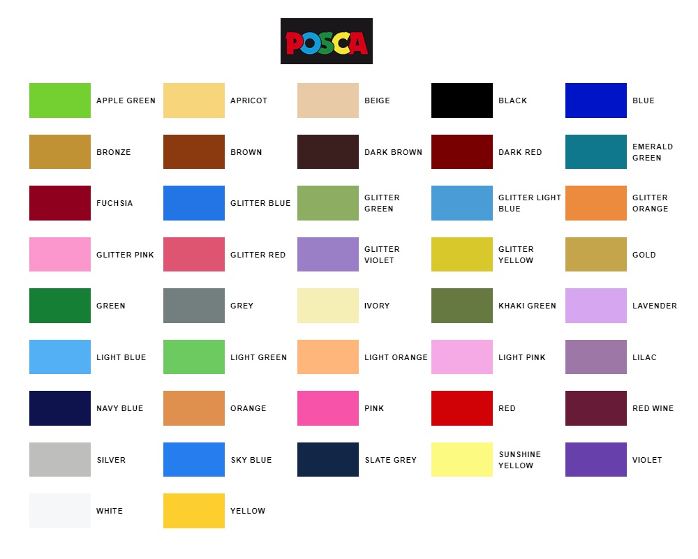 มาร์คเกอร์ Uni Posca