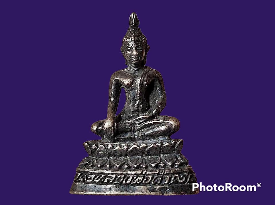 รูปเหมือนหล่อ หลวงพ่อดำ วัดกุ่มโคก จ.สุพรรณบุรี