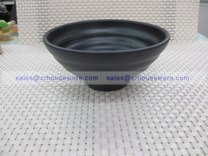 ชามราเมง ชามก๋วยเตี๋ยว ลายลอนใหญ่ 6.5 นิ้ว 017-PX-F166465