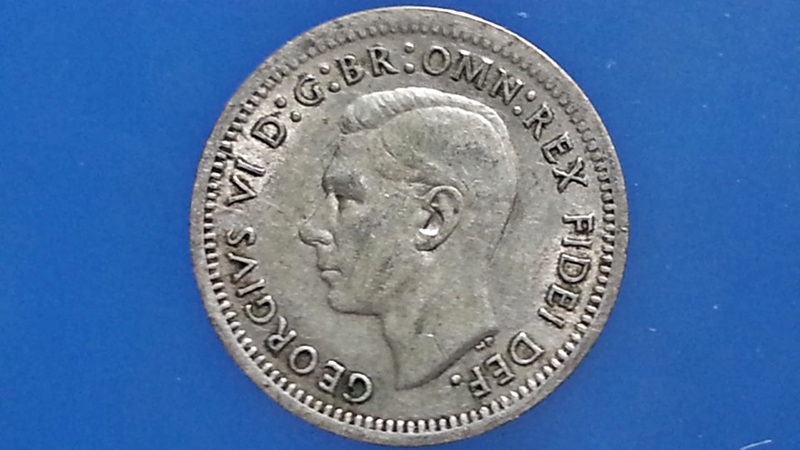 เหรียญ เงินตรา ประเทศ ออสเตรเลีย Pence (no IND:IMP) 1951