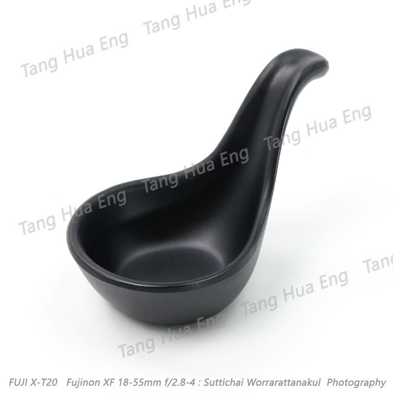 ถ้วยน้ำจิ้ม 2.75 นิ้ว ( ช้อน ) เมลามีน สีดำ D36147-2.75 Jade-line