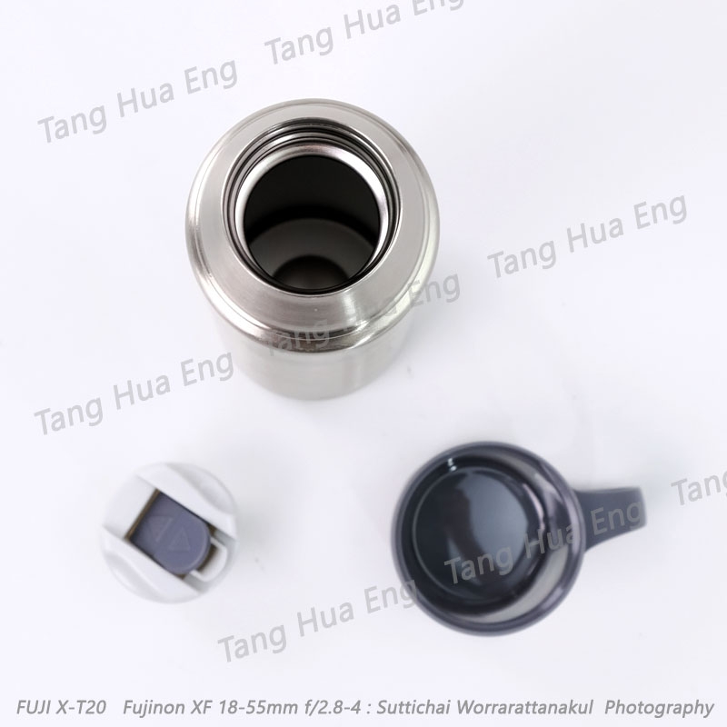 Zebra กระบอกน้ำสูญญากาศ 0.48 ลิตร Atlantic ตราหัวม้าลาย สีเงิน