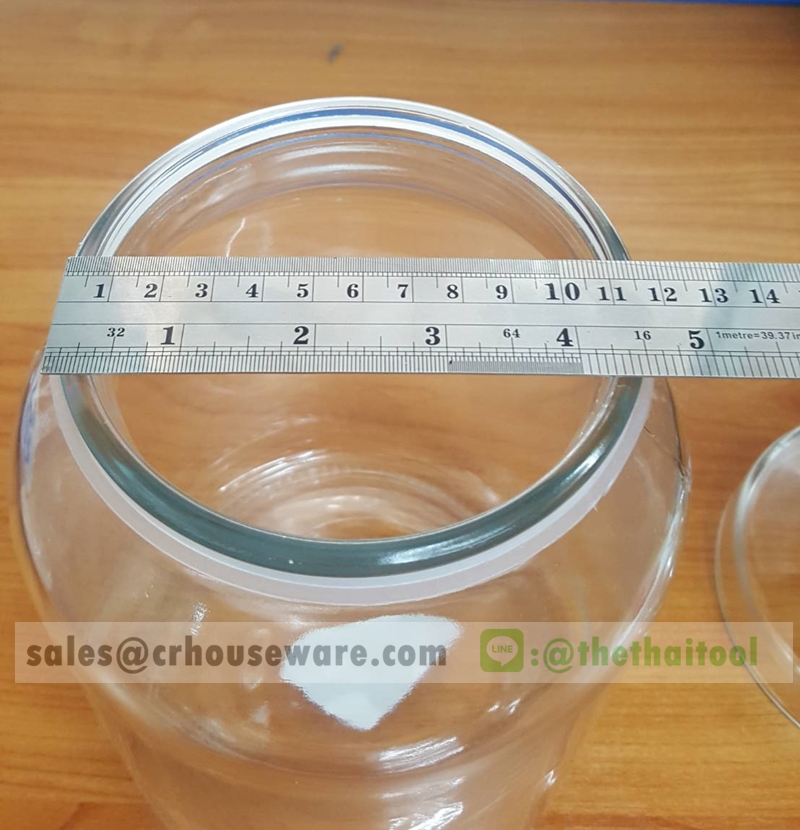 โหลแก้ว พร้อมฝาปิด ขนาด 3 ลิตร 005-US-CY-3011,โหลแก้ว,ขวดโหล,โหลใส่ขนม,โหลใส่คุกกี้