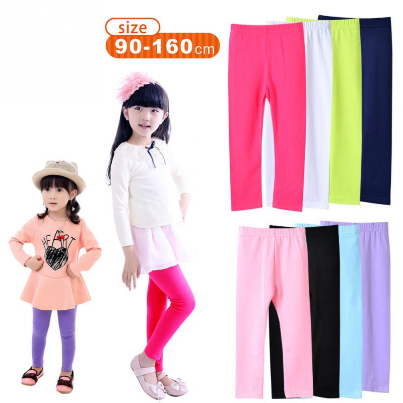 F-เลกกิ้งเด็ก สีพื้น