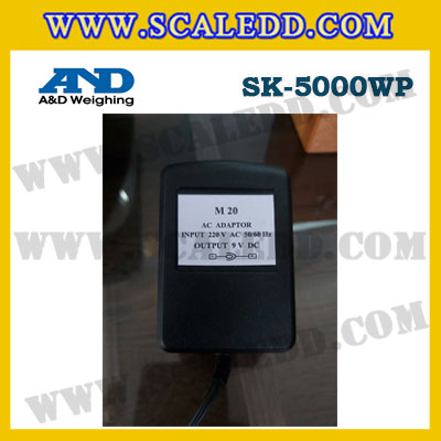 เครื่องชั่งน้ำหนักดิจิตอล5000กรัม เครื่องชั่งกันน้ำ5000g เครื่องชั่งดิจิตอล5000กรัม ตาชั่งกันน้ำ5000กรัม พิกัดน้ำหนัก 5000g ความละเอียด 1g ยี่ห้อ AND รุ่น SK-WP (เครื่องชั่งผ่านตรวจรับรองจากสำนักชั่งตวงวัด)