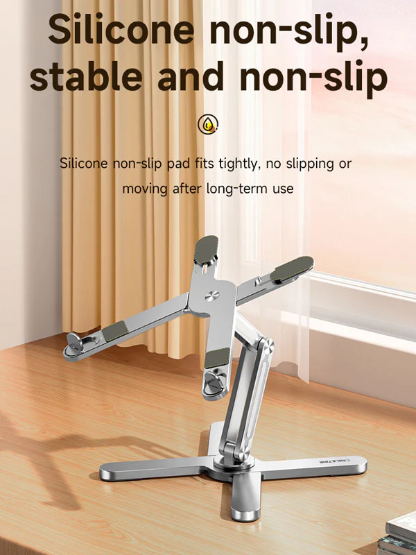 Laptop Stand Ergonomic 360 Rotable by Cabletime หมุนได้ 360 องศา ปรับขึ้นลงได้ พับเก็บและพกพาได้