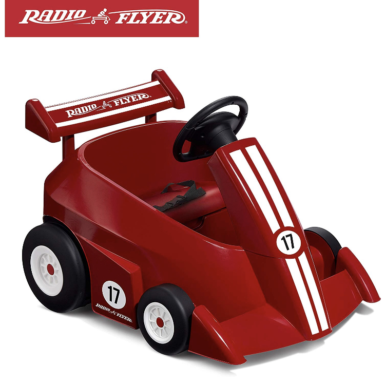 รถแบตเตอรี่พร้อมแบตเตอรี่ Radio Flyer Grow with Me Racer