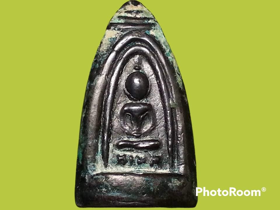 พระพรหมสามหน้า หลวงพ่อขัน วัดสระตะโก เนื้อเมฆพัด จ.ราชบุรี ปี 2472