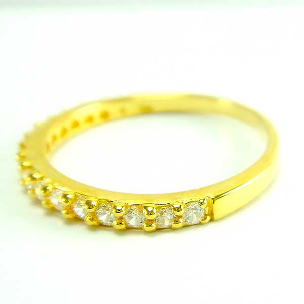 แหวนเงินแท้ราคาถูกชุบทองคำขาว เพชรCZแท้ 0.17 กะรัต งานประณีตสวยงาม สั่งผลิตค่ะ