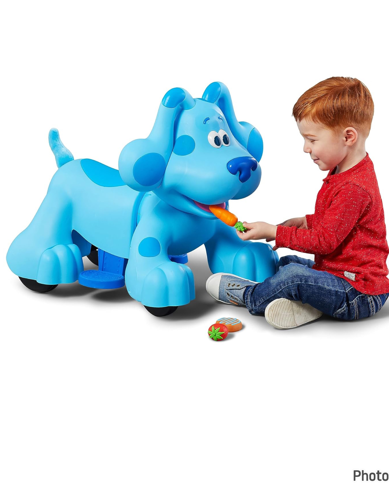 รถแบตเตอรี่ Kid Trax 6V Rideamals Blue’s Clues Snack Time Interactive Ride-On Toy