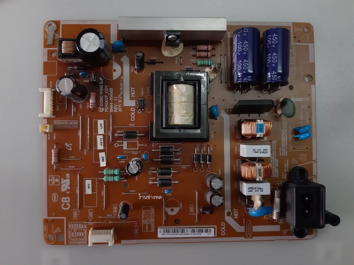 Power supply UA40EH5000R,BN44-00496B