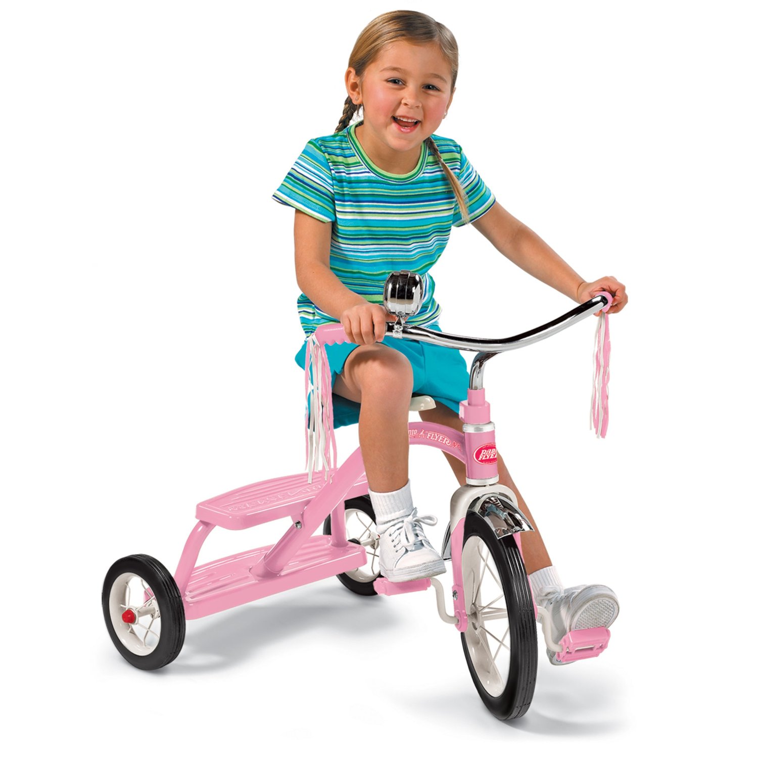 จักรยานสามล้อ Radio Flyer รุ่น Classic Pink Dual Deck Tricycle