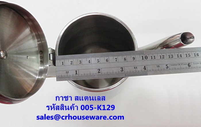 กาชา กากาแฟสแตนเลส รหัสสินค้า 005-K129