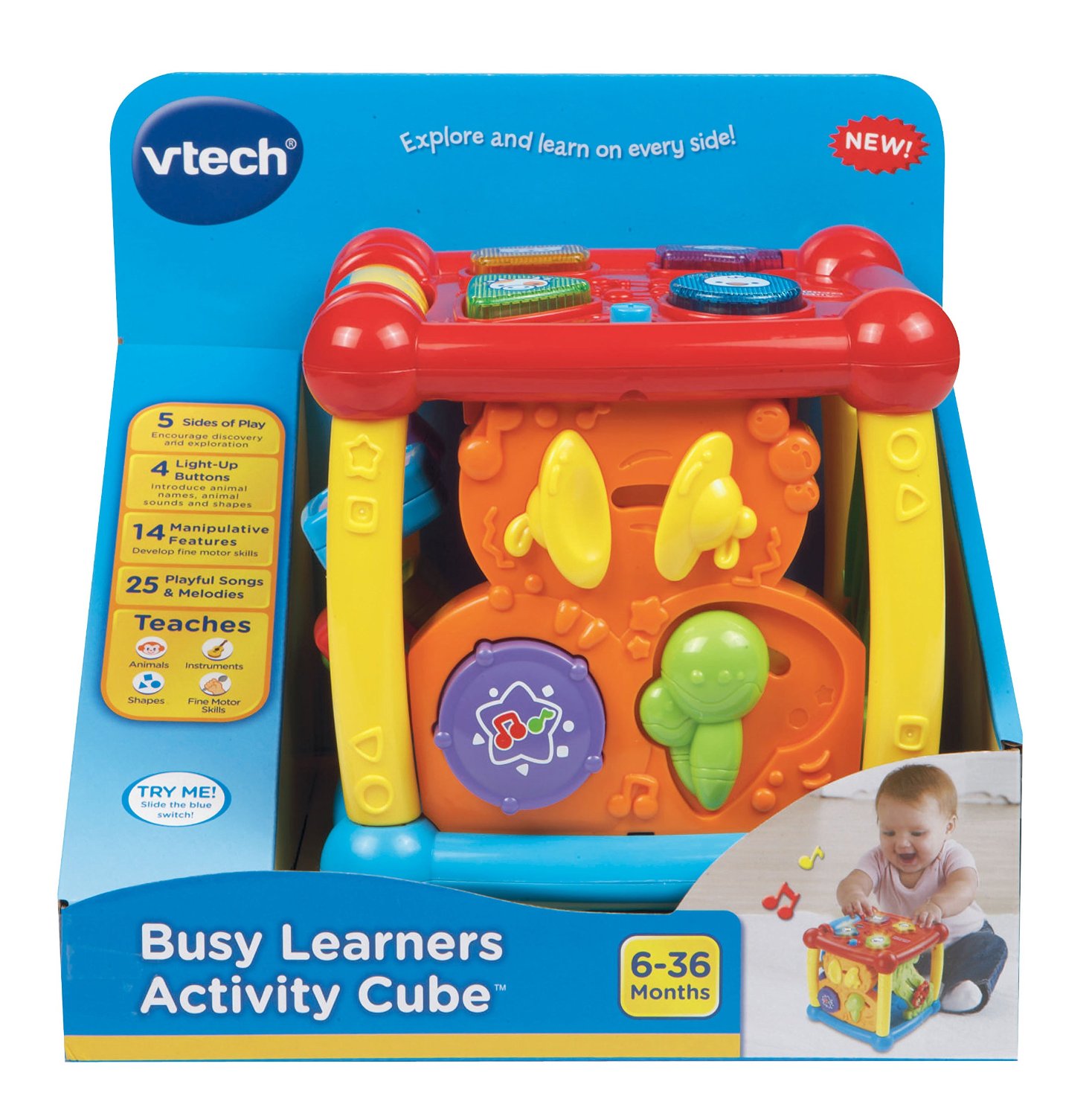 กล่องกิจกรรม VTech Busy Learners Activity Cube