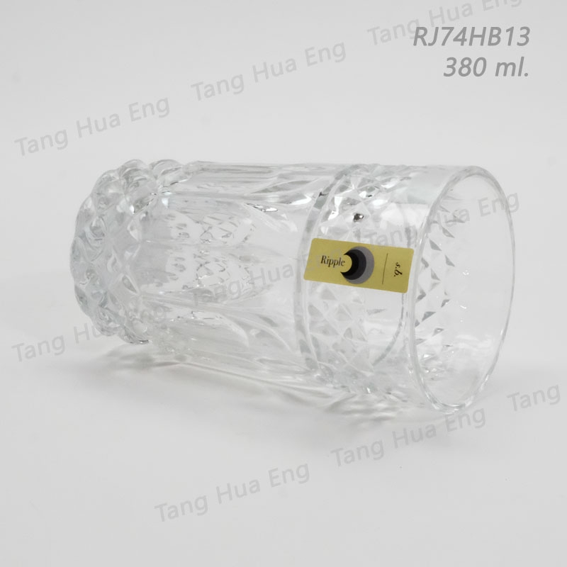 ( 6 ใบ ) แก้วไฮบอล Ripple Hi-Ball Glass 380 ml #RJ74HB13