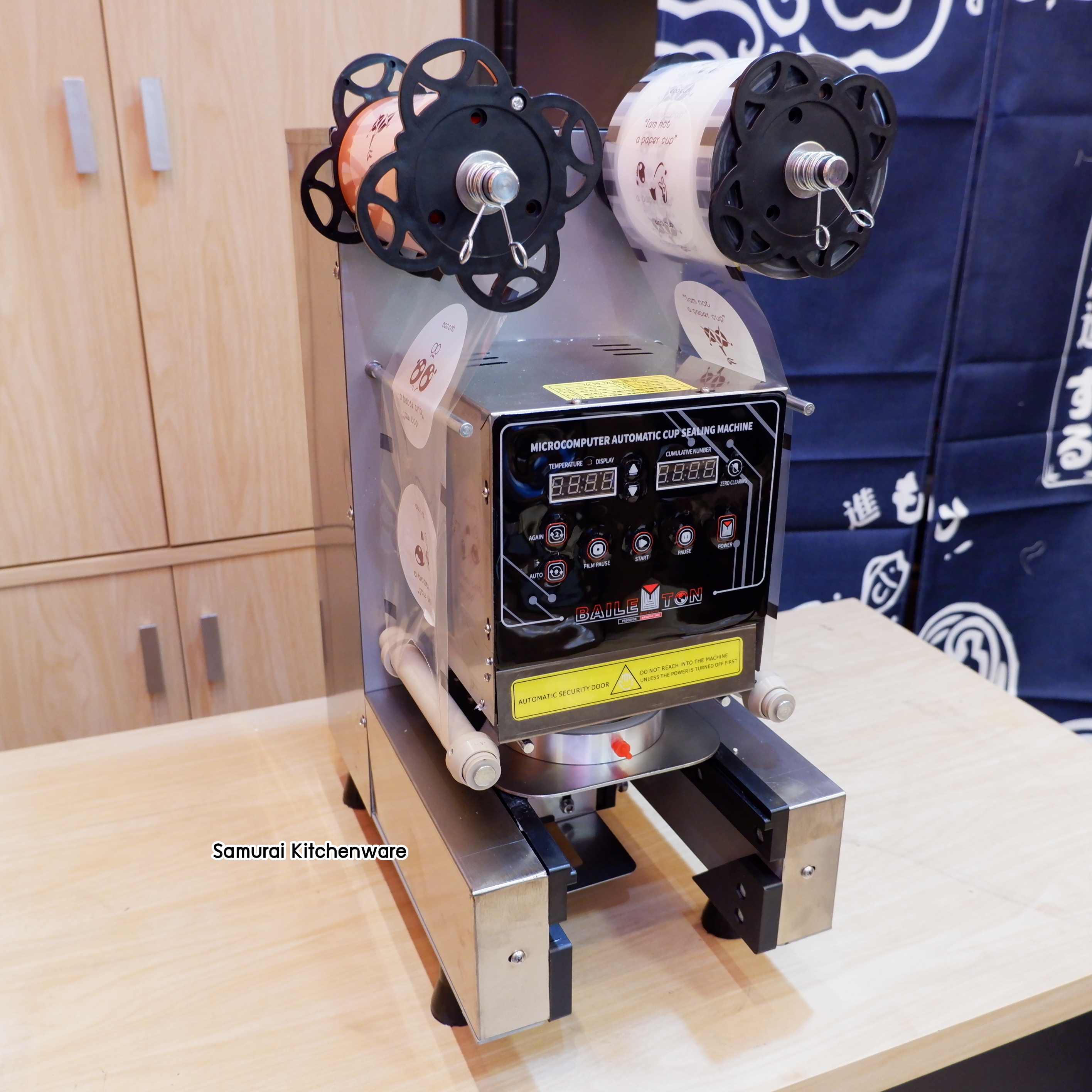 เครื่องซีลฝาแก้ว สแตนเลส อัตโนมัติ (Auto)